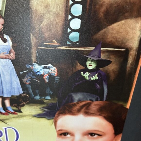 Vintage Wizard of Oz Tin Sign Plaque Dorothy Witch Melting KMart 1990's - Picture 6 of 8